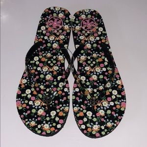 Tory Burch Floral Sandals